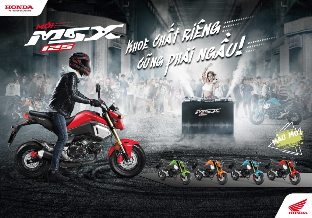 Honda Việt Nam giới thiệu xe côn tay MSX 125cc phiên bản mới