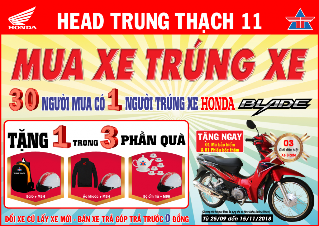 Siêu khuyến mại cho HEAD Trung Thạch 11