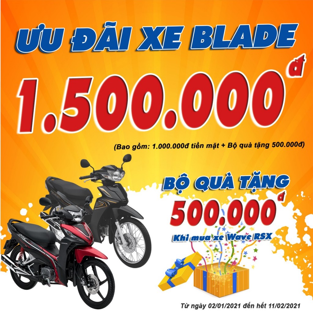 MUA XE Honda - NHẬN QUÀ ĐÓN TẾT