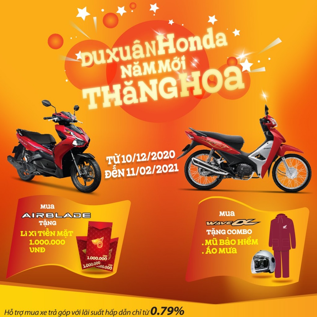 DU XUÂN Honda - NĂM MỚI THĂNG HOA
