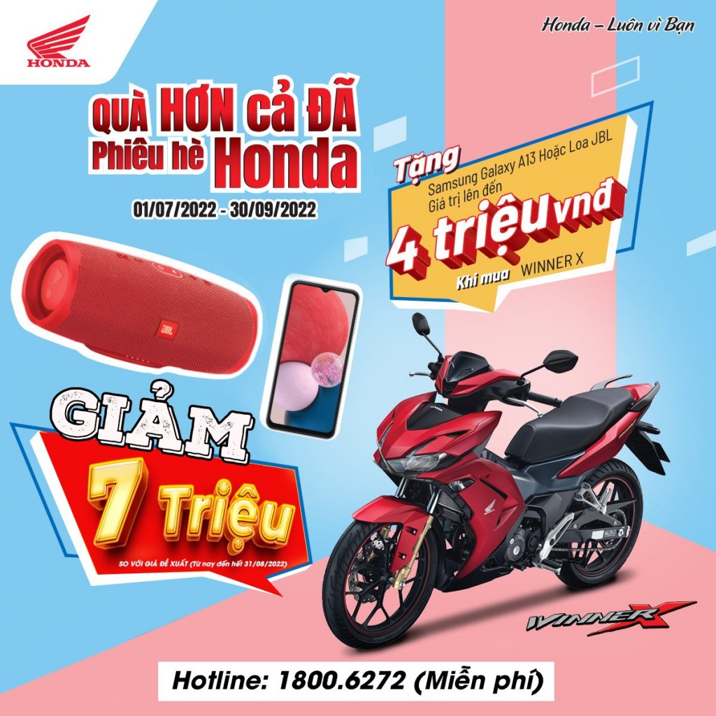 PHIÊU HÈ HONDA - QUÀ ĐẾN THẢ GA