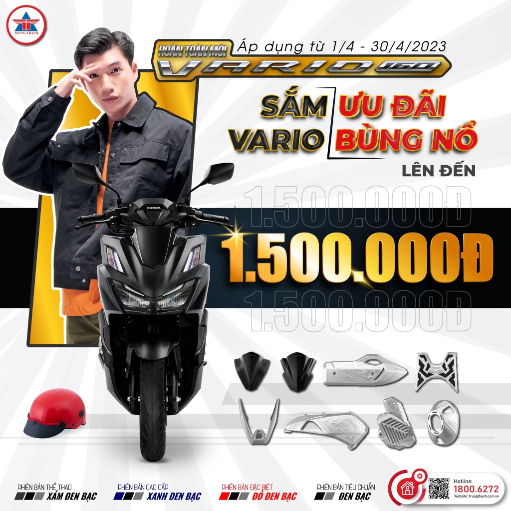 SẮM VARIO - ƯU ĐÃI BÙNG NỔ
