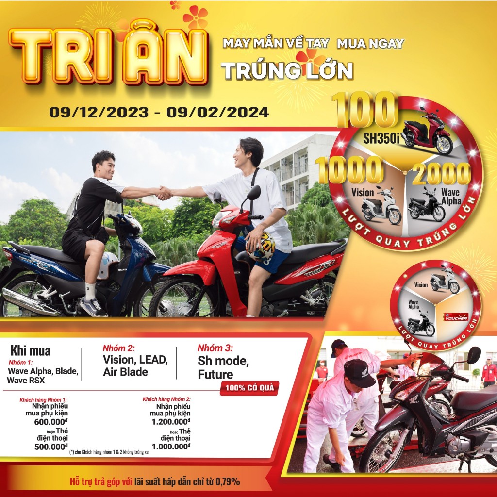 MAY MẮN VỀ TAY - MUA NGAY TRÚNG LỚN