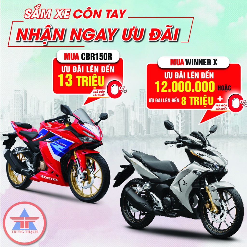 SẮM XE CÔN TAY - NHẬN NGAY ƯU ĐÃI