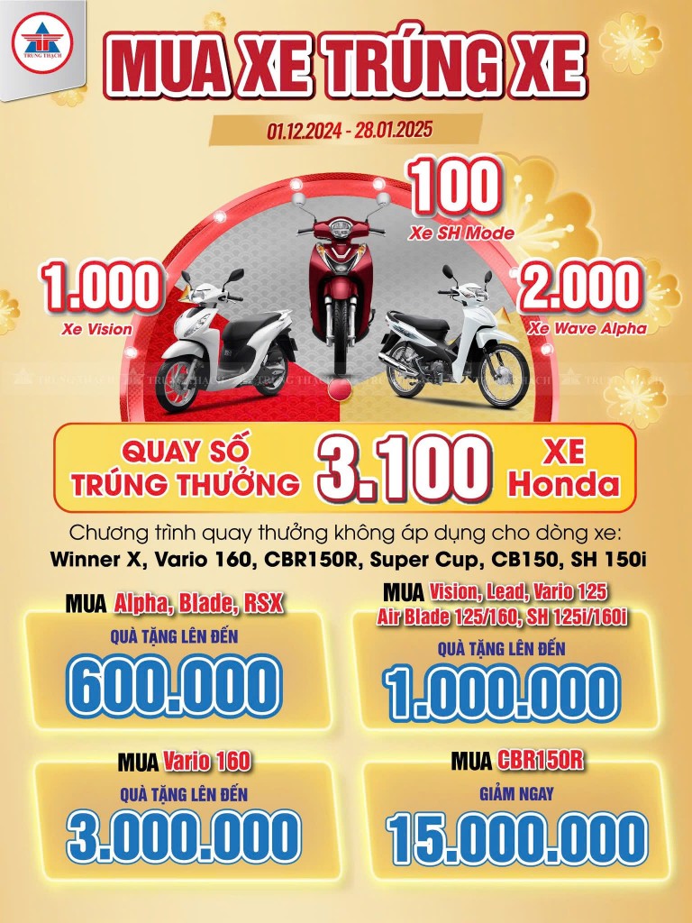 Honda rước xuân – Lộc đến muôn phần