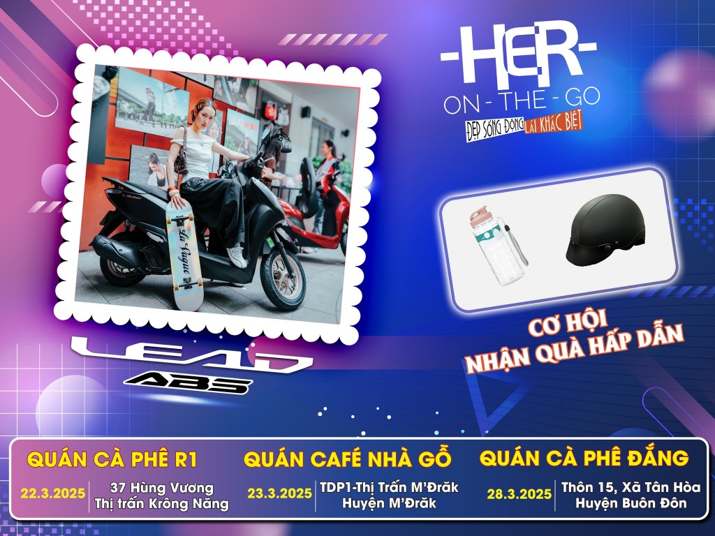 HER ON THE GO - LEAD ABS | ĐẸP SỐNG ĐỘNG, LÁI KHÁC BIỆT