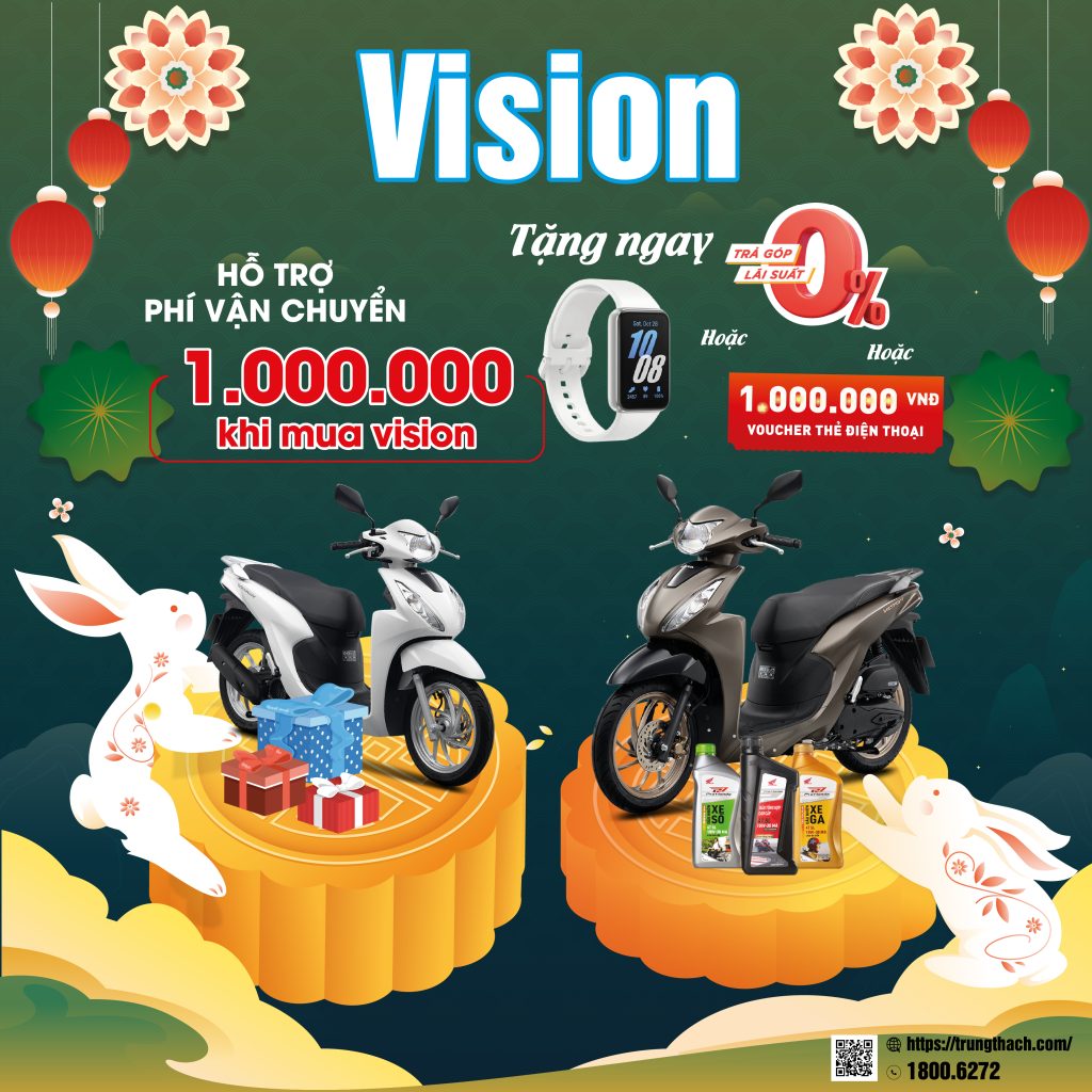 ĐÓN TRĂNG VÀNG – RƯỚC NGÀN ƯU ĐÃI CÙNG HONDA VISION