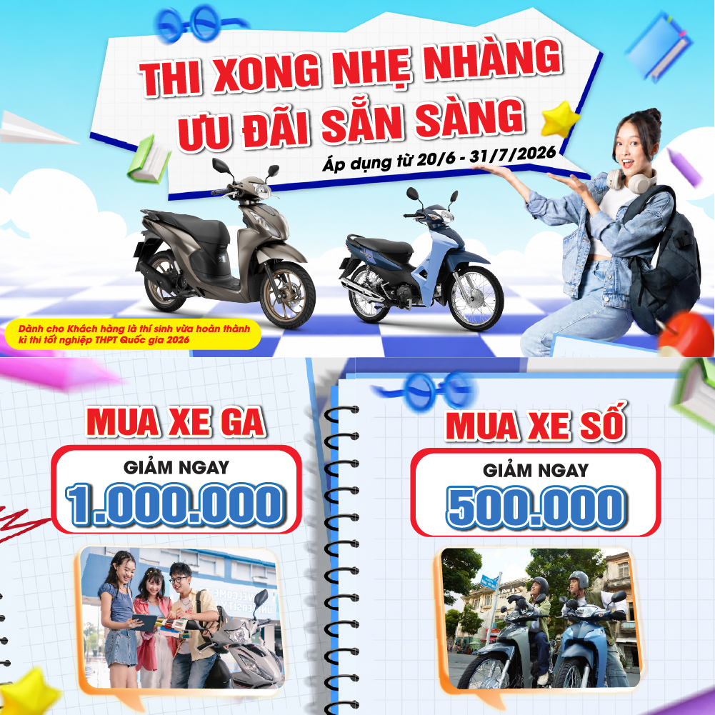 THI XONG NHẸ NHÀNG – ƯU ĐÃI SẴN SÀNG